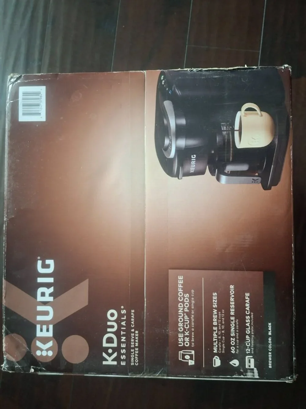 Keurig Duo Essentials coffeemaker and k cup